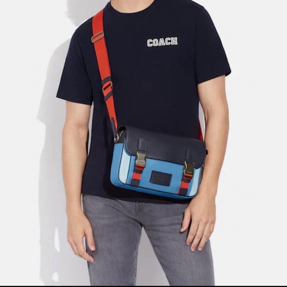 NWT!COACH TRACK CROSSBODY IN COLORBLOCK BAG(CC356) - Picture 6 of 11